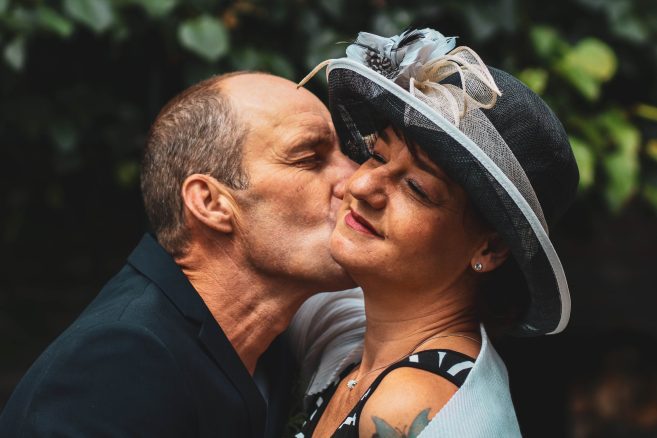 QTIP trust, image of man kissing woman on the cheek