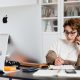 executor or trustee, image of woman multitasking in an office