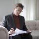 estate administration, image of businessman looking at documents